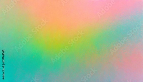 light blue pink coral peach orange yellow lemon lime green abstract background for design color gradient ombre colorful multicolor mix iridescent bright fan rough grain noise template