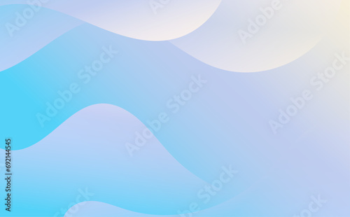 Abstract colorful flow shapes background  Blue wave background