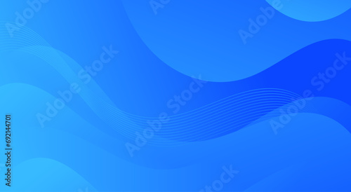 Abstract blue wavy business style background
