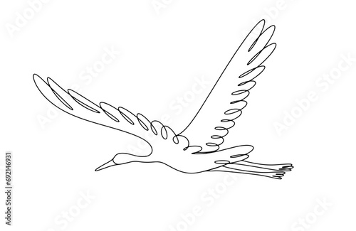 Crane. One line