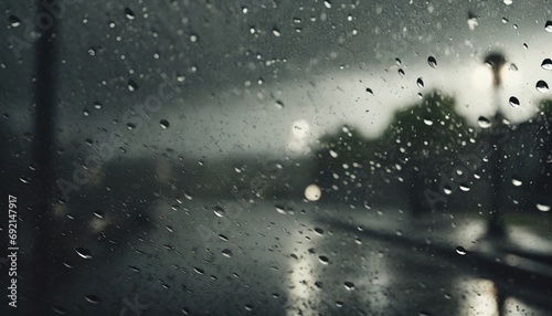 Rain drops , cinematic background .
