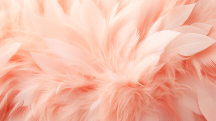 Crédence de cuisine Pantone 2024 Peach Fuzz Background of soft peach colored fluff  © ds17