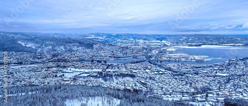 Drammen in winter