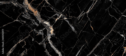 Black Portoro marble with golden veins. Black golden natural texture of marble. high gloss texture of marble stone for digital wall tiles design.