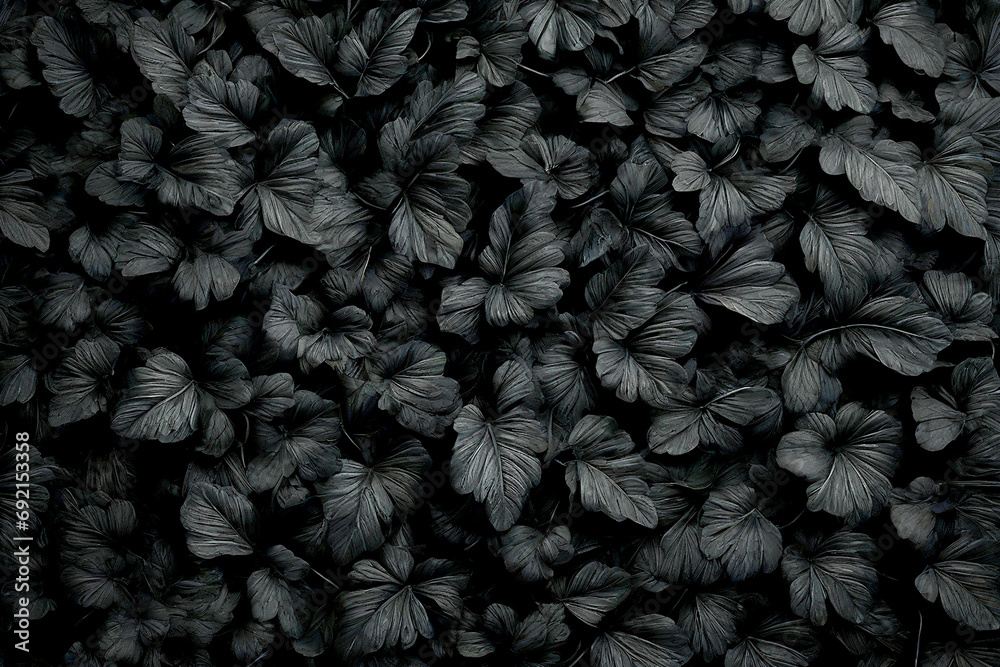 black background