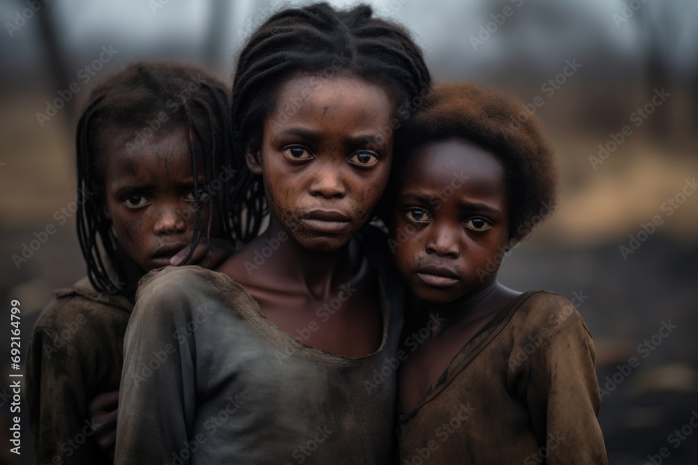 Silenced voices, against female genital mutilation. AI image Silenced voices, against female genital mutilation. AI image