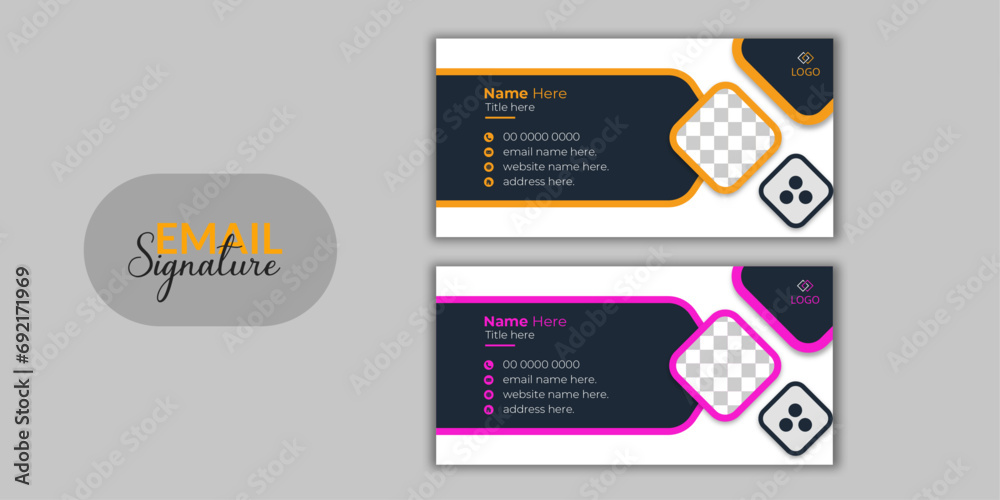 modern and clean email signature design. modern and clean email signature design.