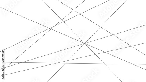 Random geometric line pattern on a transparent background. Random line low poly pattern. abstract seamless line vector. Random chaotic lines abstract geometric patterns of modern design. 
