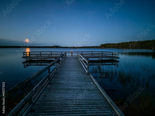 pier at sunset