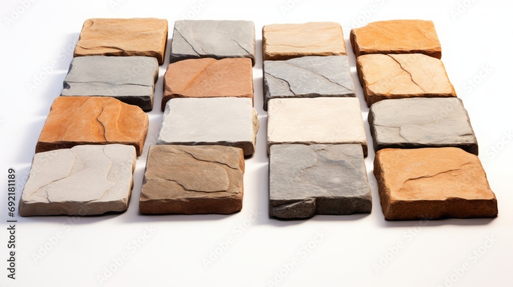 Stonework on white background. Stonework on white background.