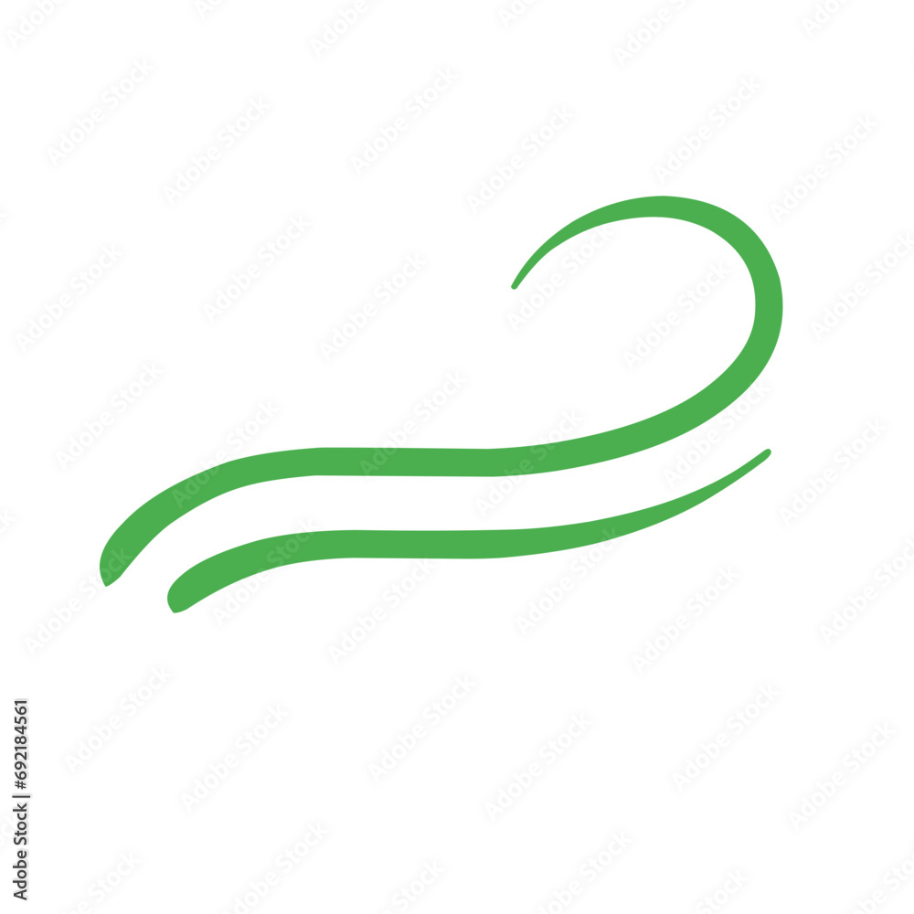 Green Swirls Swoosh Vector Green Swirls Swoosh Vector