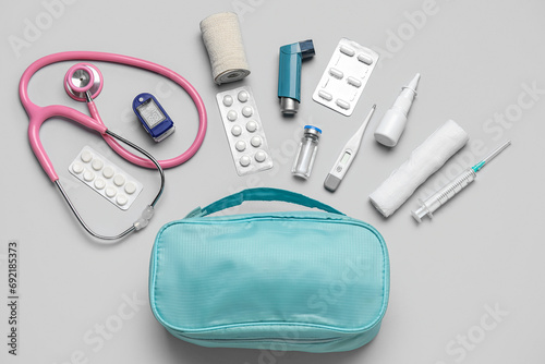 Medical first aid kit with ...