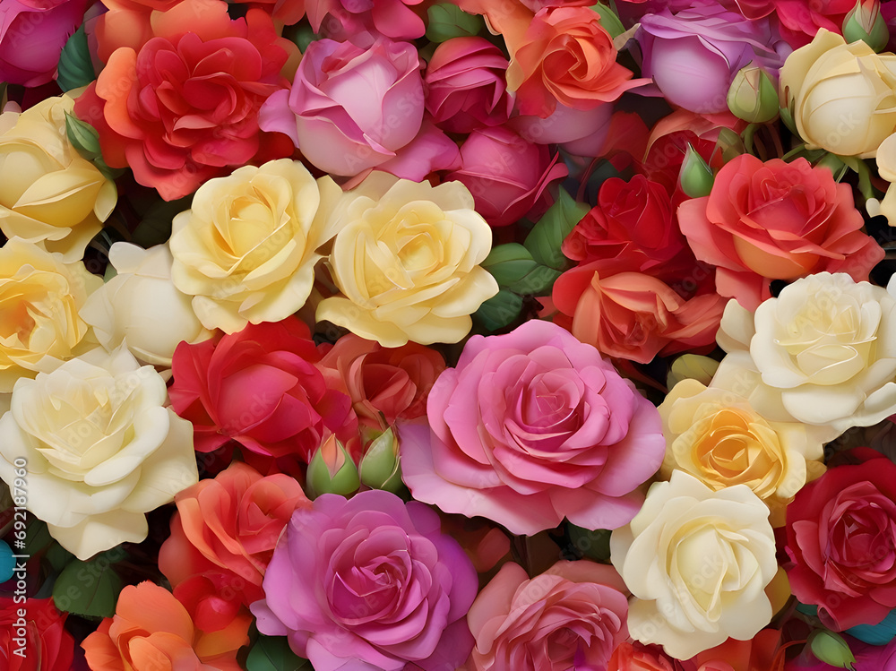 colorful roses wallpaper colorful roses wallpaper