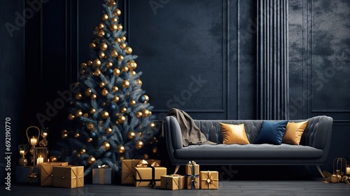 Fondo navideño minimalista 