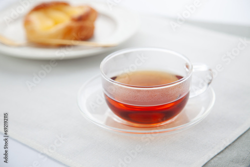 紅茶とアップルパイ