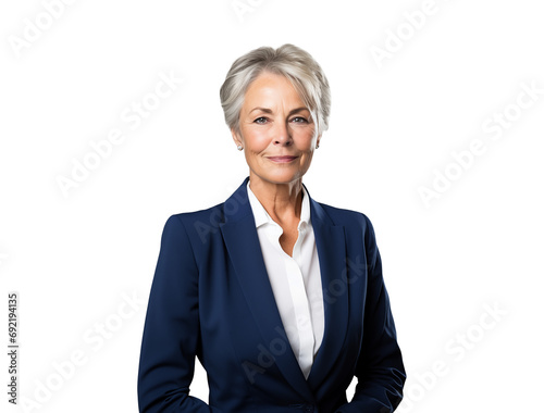 portrait of mature businesswoman in formal clothes