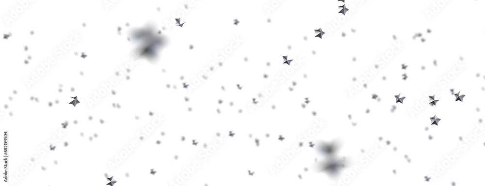 Fototapeta premium XMAS Stars - Festive christmas card. Isolated illustration white background. -