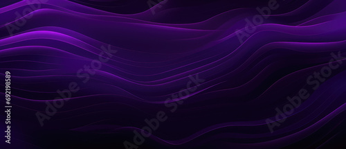 Flowing purple waves creating a luxurious and dynamic abstract background.