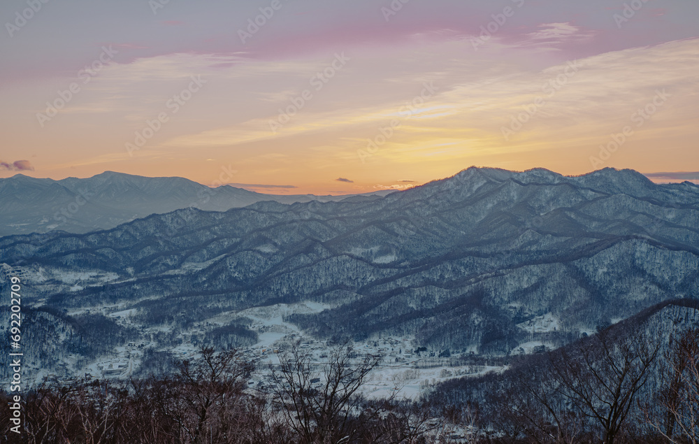 View from Mt. Moiwa in Sapporo, Japan