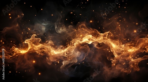 Fire Spark Xmas Black Background , Background HD, Illustrations