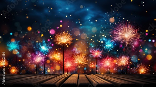 Fireworks Celebration Night , Background HD, Illustrations