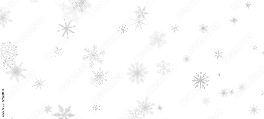 Sparkling Snowfall: Dynamic 3D Illustration of Falling Christmas Snowflakes Sparkling Snowfall: Dynamic 3D Illustration of Falling Christmas Snowflakes
