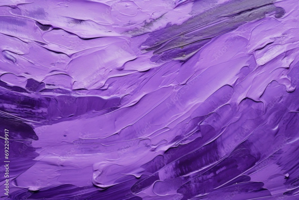 Fototapeta premium A close-up view of a painting depicting vibrant purple paint. This image can be used for various creative projects