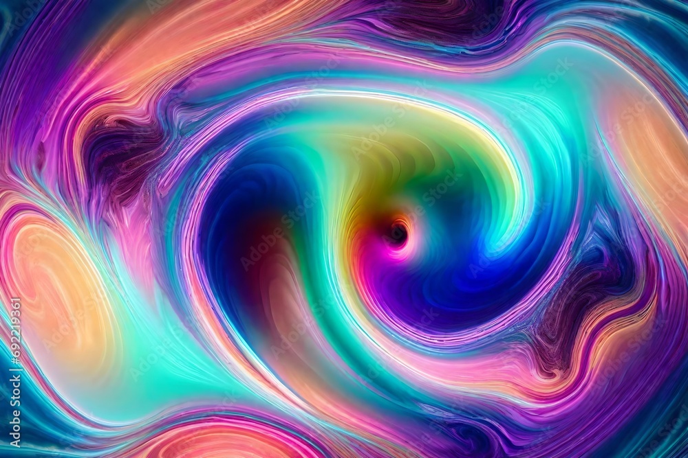 Generate an image resembling a delicate pastel whirlpool gracefully mixing colors in a tranquil harmony