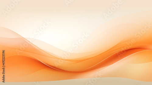 Abstract stylish golden and white wave banner