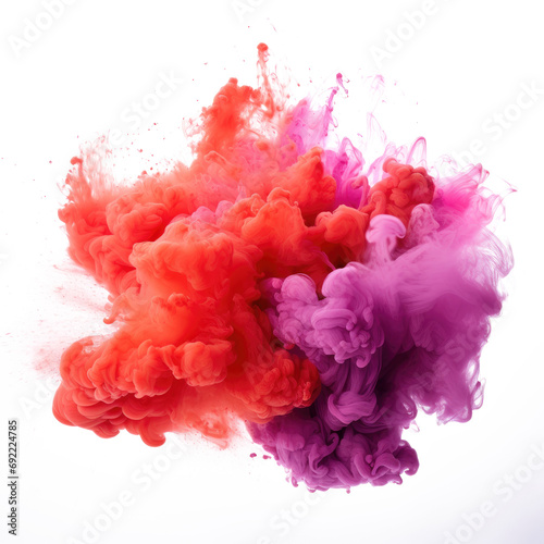 Smoke Bomb Stock Image In White Background