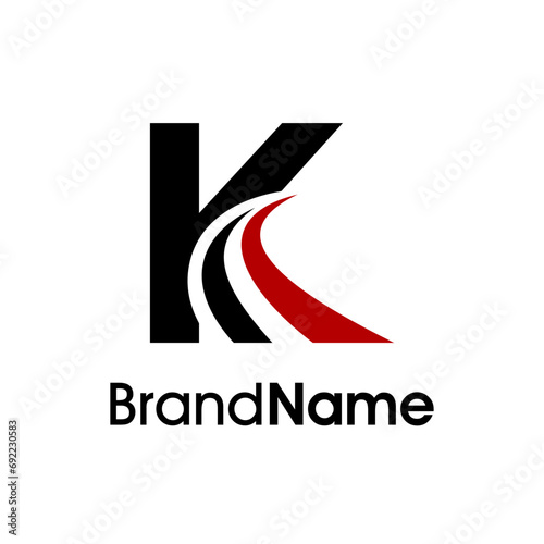 Simple Initial K Road Logo