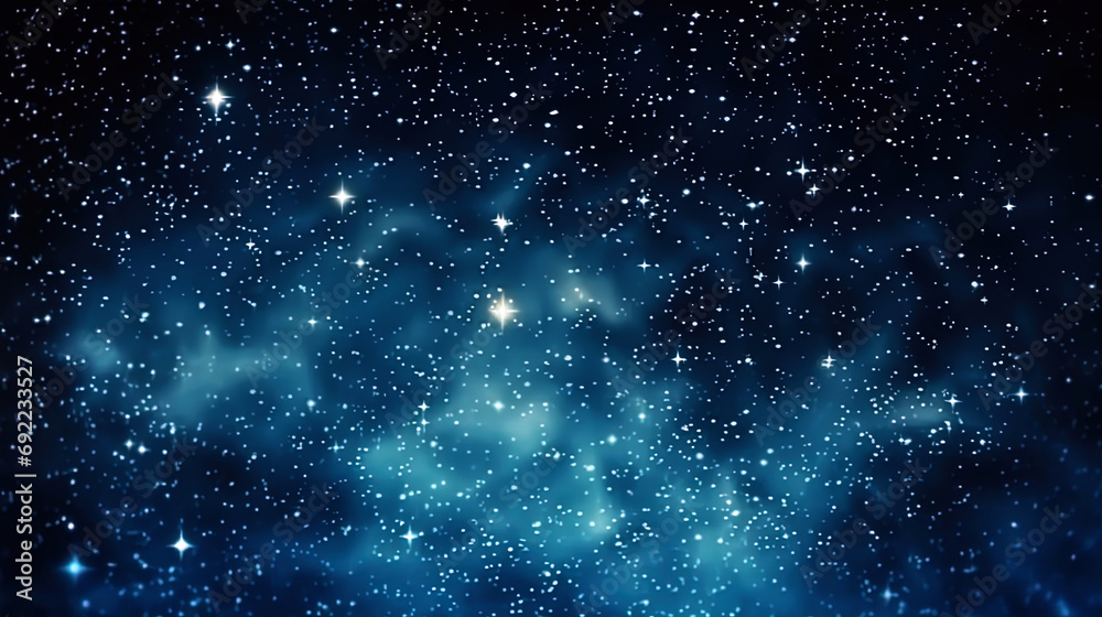 The stunning texture of the space sky with bright sparkling dots