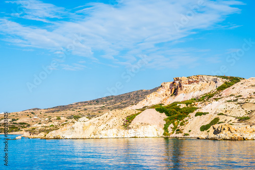 View of Kimolos island coast, Cyclades, Greece