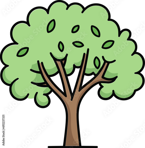 Celestial Canopy A Stellar Symphony of Vector Tree Illustrations, Each Starburst Infusing the Night Sky with the Magic of the Sylvan Realm
