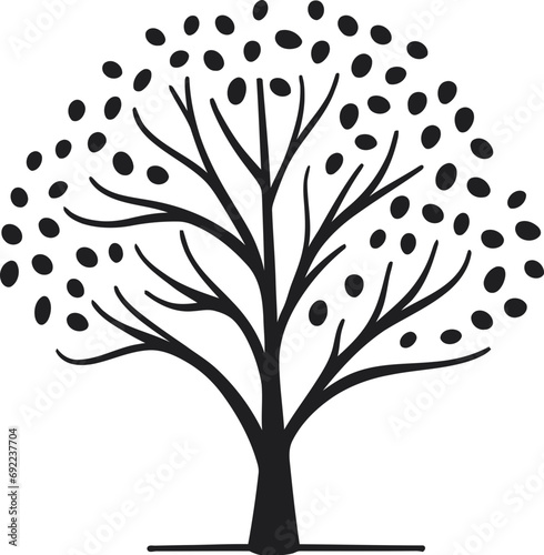 Foliage Frescoes Hand-Rendered Tree Vector GalleryNatures Sketches Hand-Drawn Tree Vector Compositions