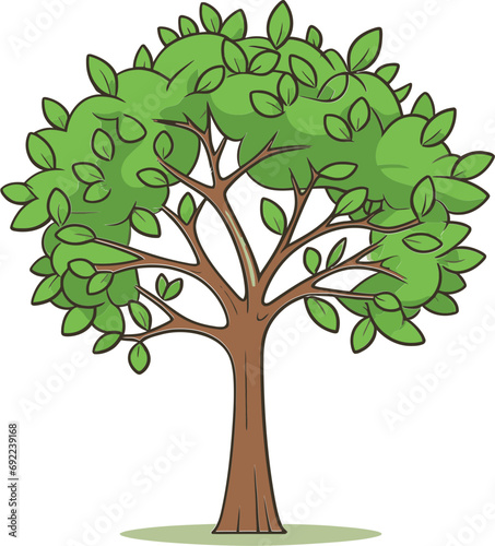 Whimsical Woodlands Illustrated Tree Vector StoriesTranquil Vistas Hand-Drawn Tree Vector Landscapes