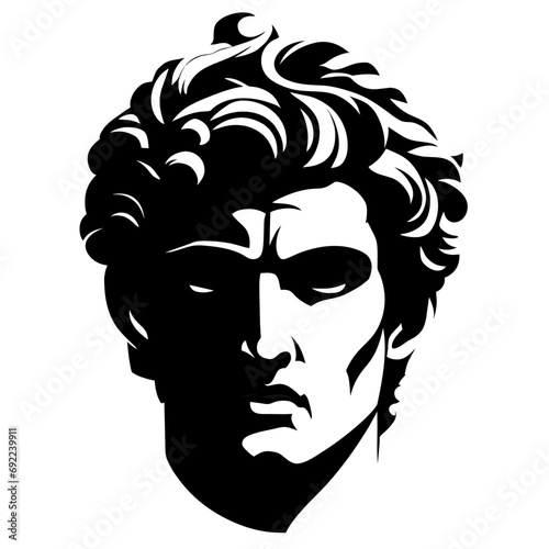 ancient stoic male portrait 