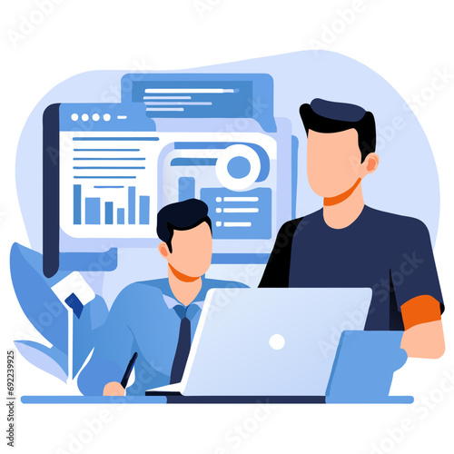 Investment team cooperation vector