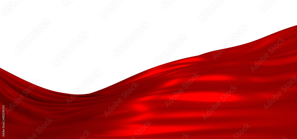 Flowing red cloth background, 3d rendering. Flowing red cloth background, 3d rendering.