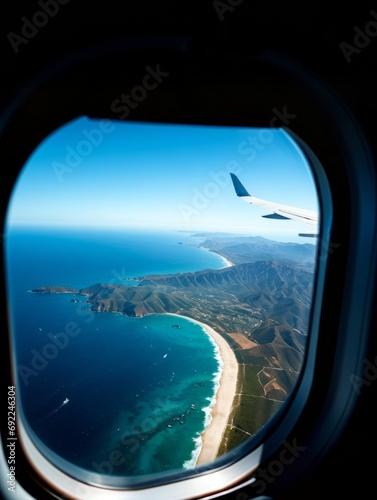 Airplane Window View © FadedNeon