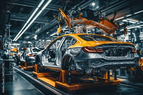 Revolutionizing the Road: Technology on the Assembly Line of High-Performance Cars - Where Precision Meets Innovation in Automotive Manufacturing.