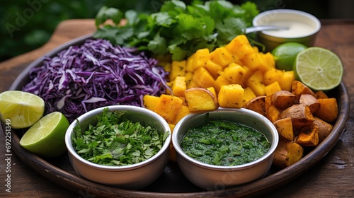 The Essence of Andean Cuisine: Fresh Ingredients for Pachamanca Spread Across the Table in Preparation for a Culinary Feast at Peru.