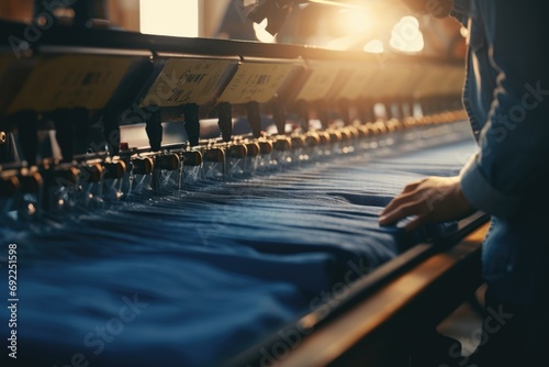 Denim Hub: Explore the Heart of Denim Production in Turkey, Unveiling an Industry at the Forefront of Fashion and Textile Innovation with Cutting-Edge Technology. photo
