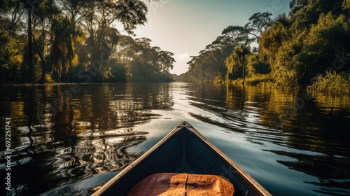 Into the Wild: A Sustainable Adventure for Eco-Tourists, Exploring Wildlife Habitats Through Boat.
