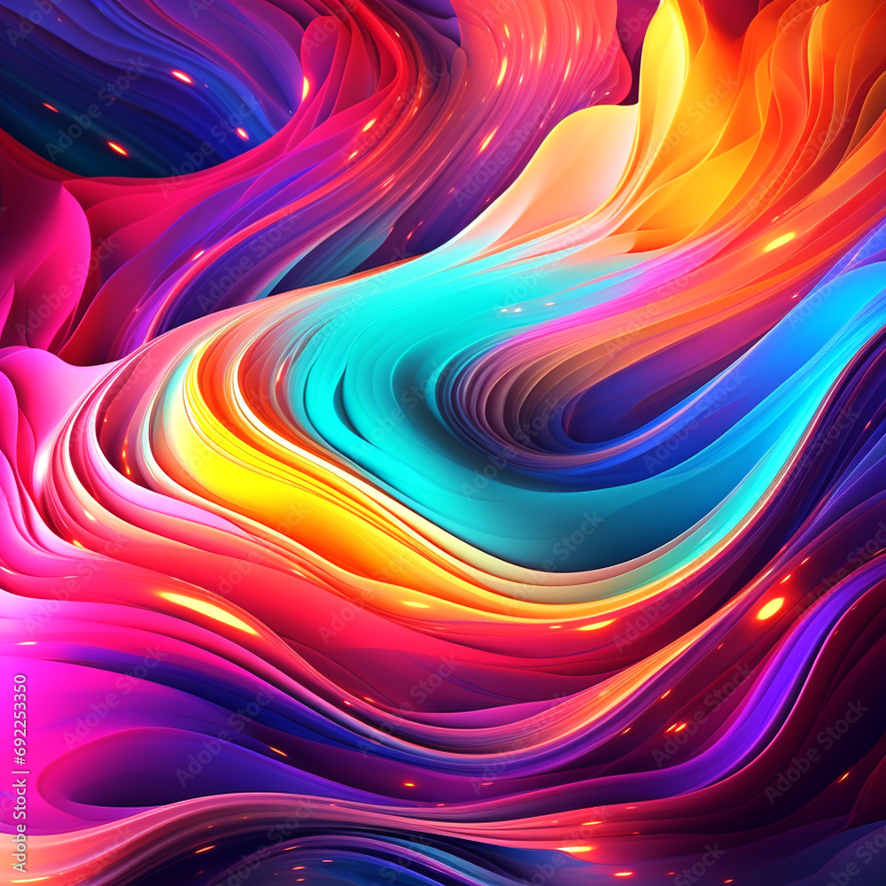 abstract colorful background,Generative AI