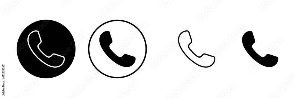 Call icons set. Phone icon vector. mobile phone. telephone icon Call icons set. Phone icon vector. mobile phone. telephone icon