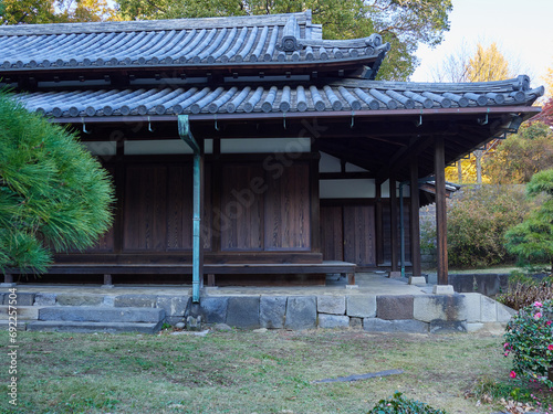 江戸城遺跡の百人番所の古い建物の風景 photo