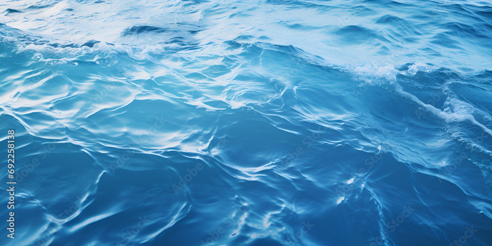 Blue background texture water surface flow, abstract water surface .Captivating Water Surface Flow in Blue .