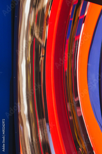 colorful concave mirrors photo