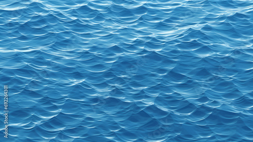Azure Serenity: Rippling Water Patterns in Sunlit Blue